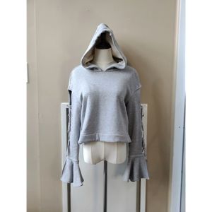 Jonathan Shimkhai Cropped designed hoodie